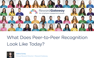 What Does Peer-to-Peer Recognition Look Like Today?