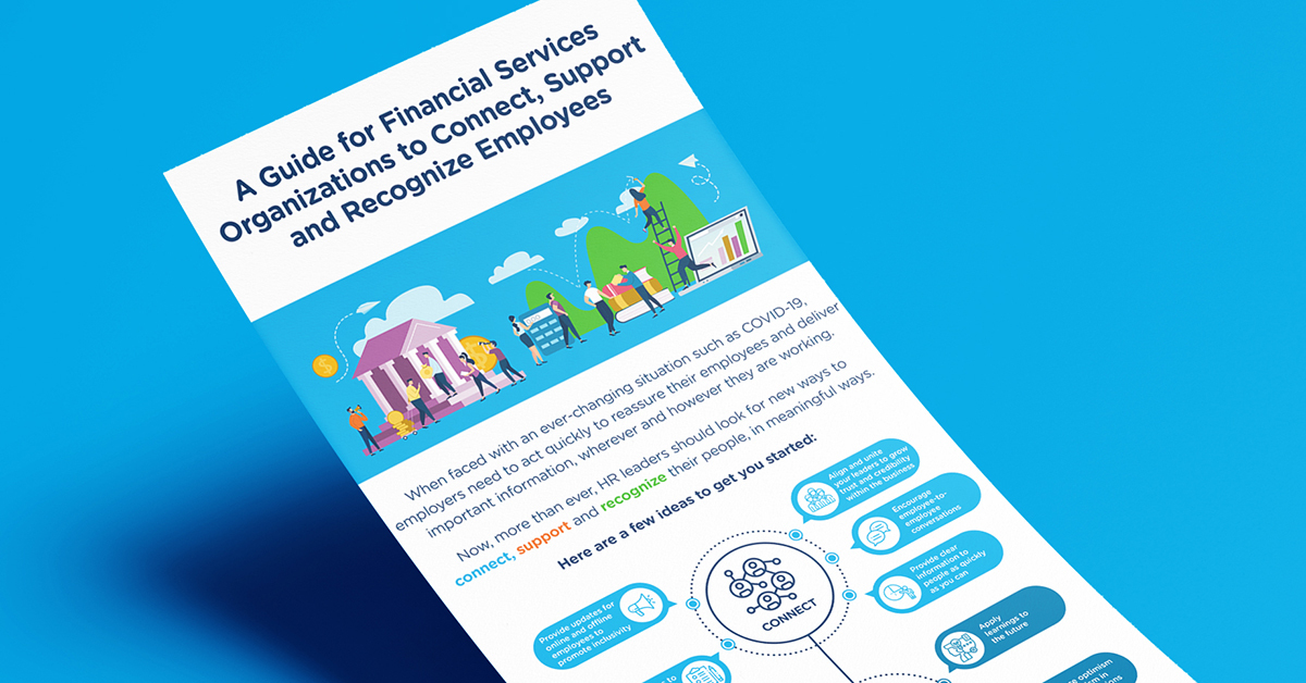 A Guide for Financial Services Organizations to Connect, Support and Recognize Employees