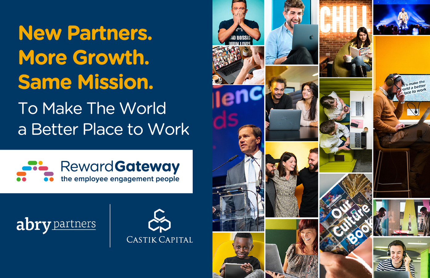 Abry Partners & Castik Capital Acquire Reward Gateway | Reward Gateway