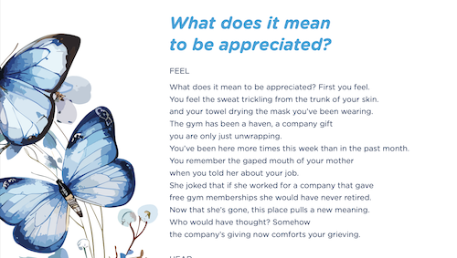 What does it mean to be appreciated?