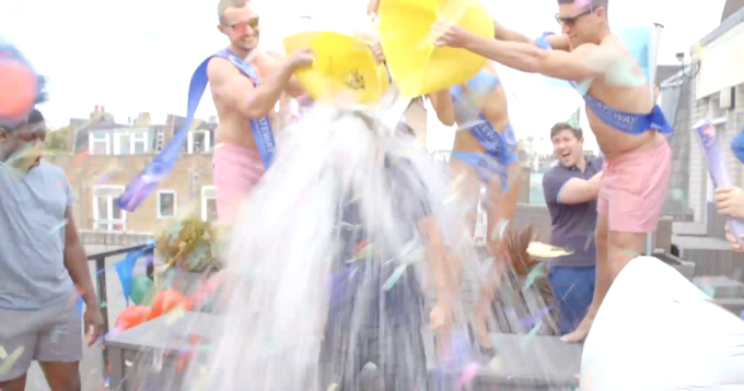 CEO nominates entire company for ALS Ice Bucket Challenge.