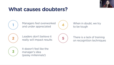 Getting Value from Recognition: Convert Doubters to Believers