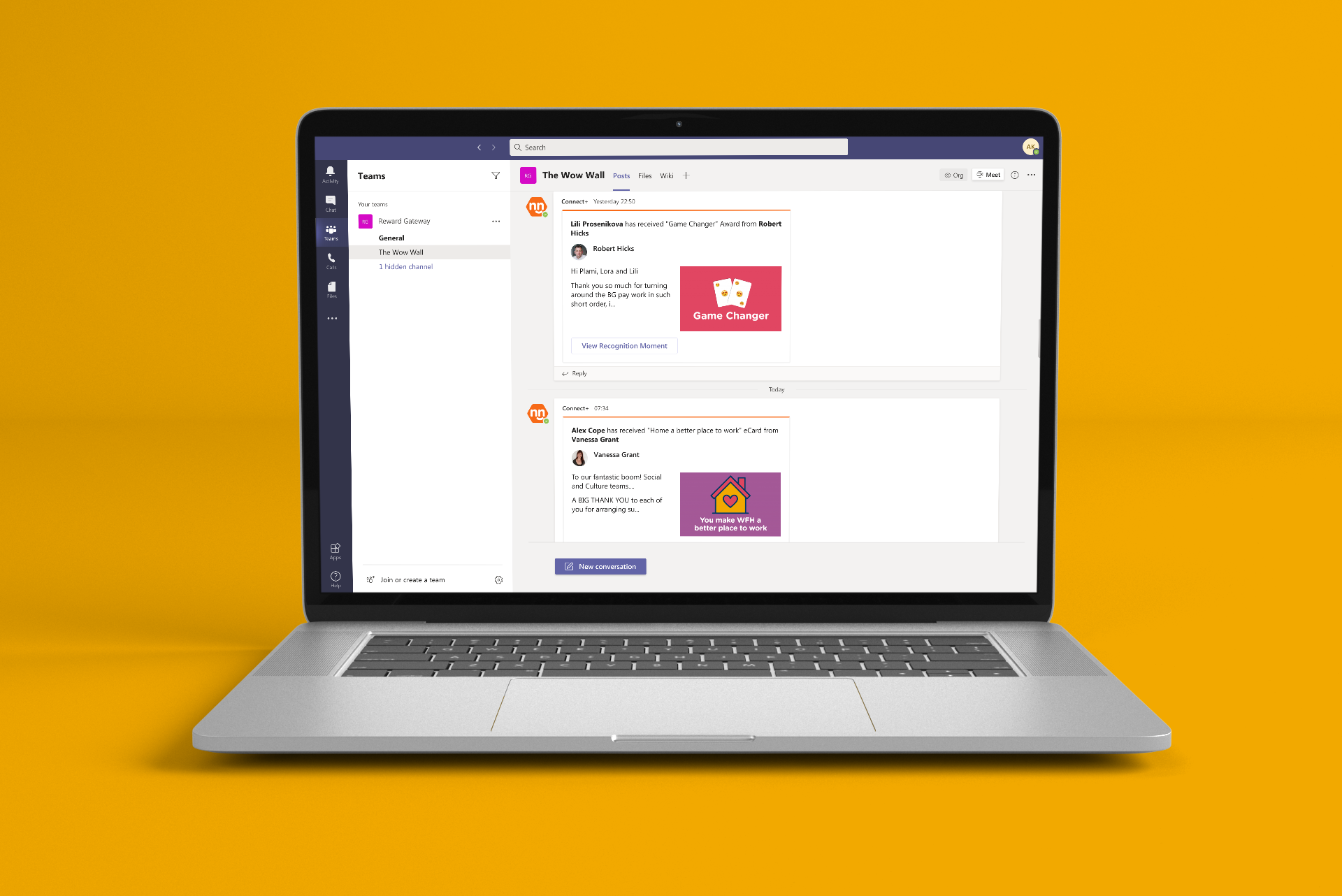 Reward Gateway and Microsoft Teams