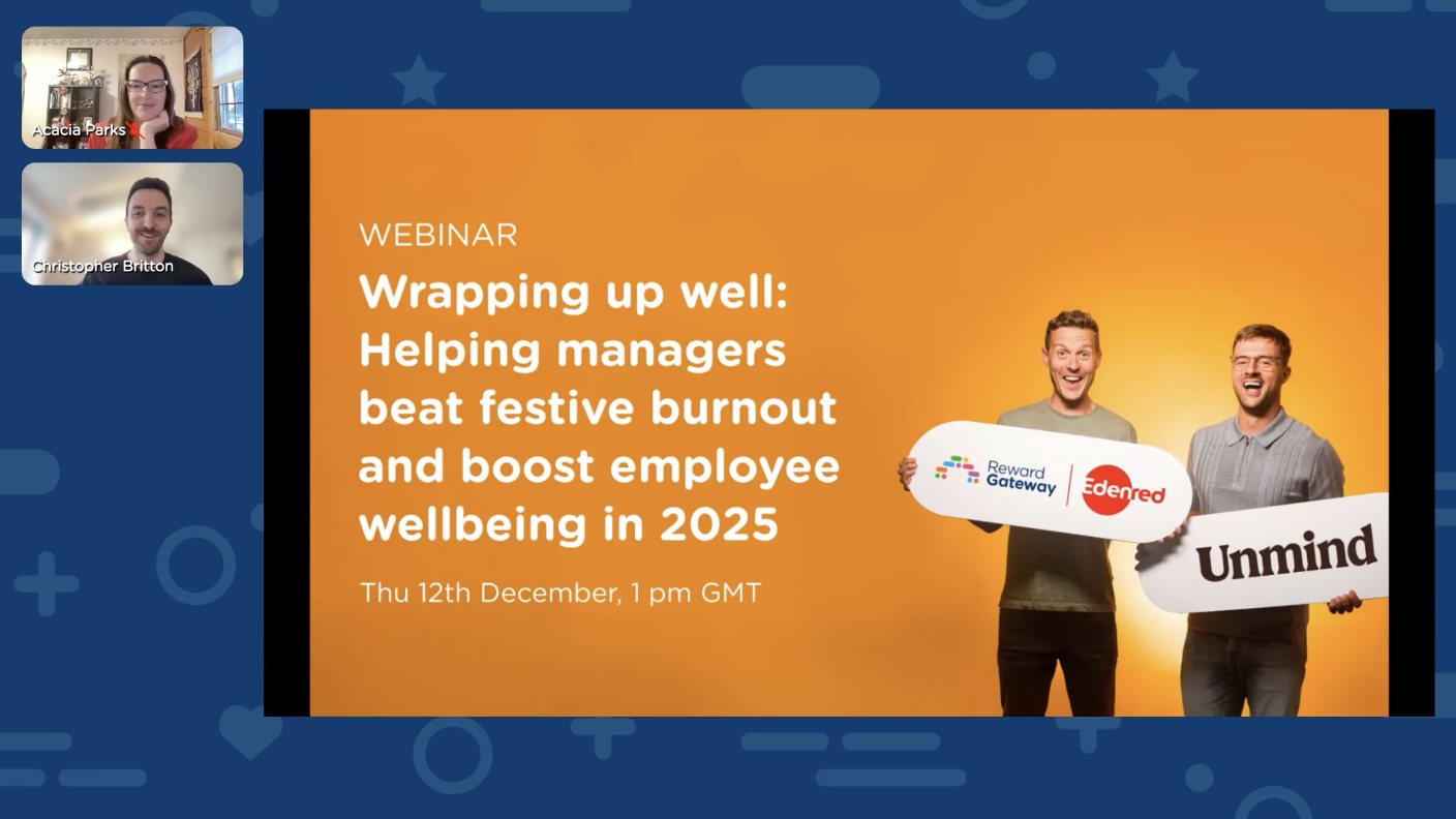 Wrapping up Well: Helping managers beat festive burnout and boost employee wellbeing in 2025