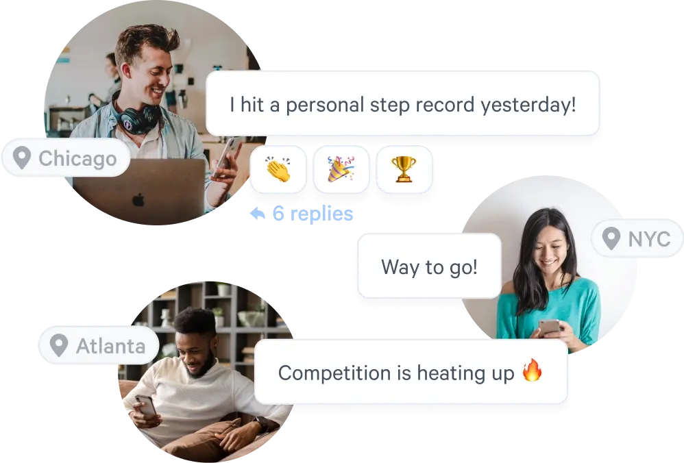 wellbeing app - boost company culture with chat features